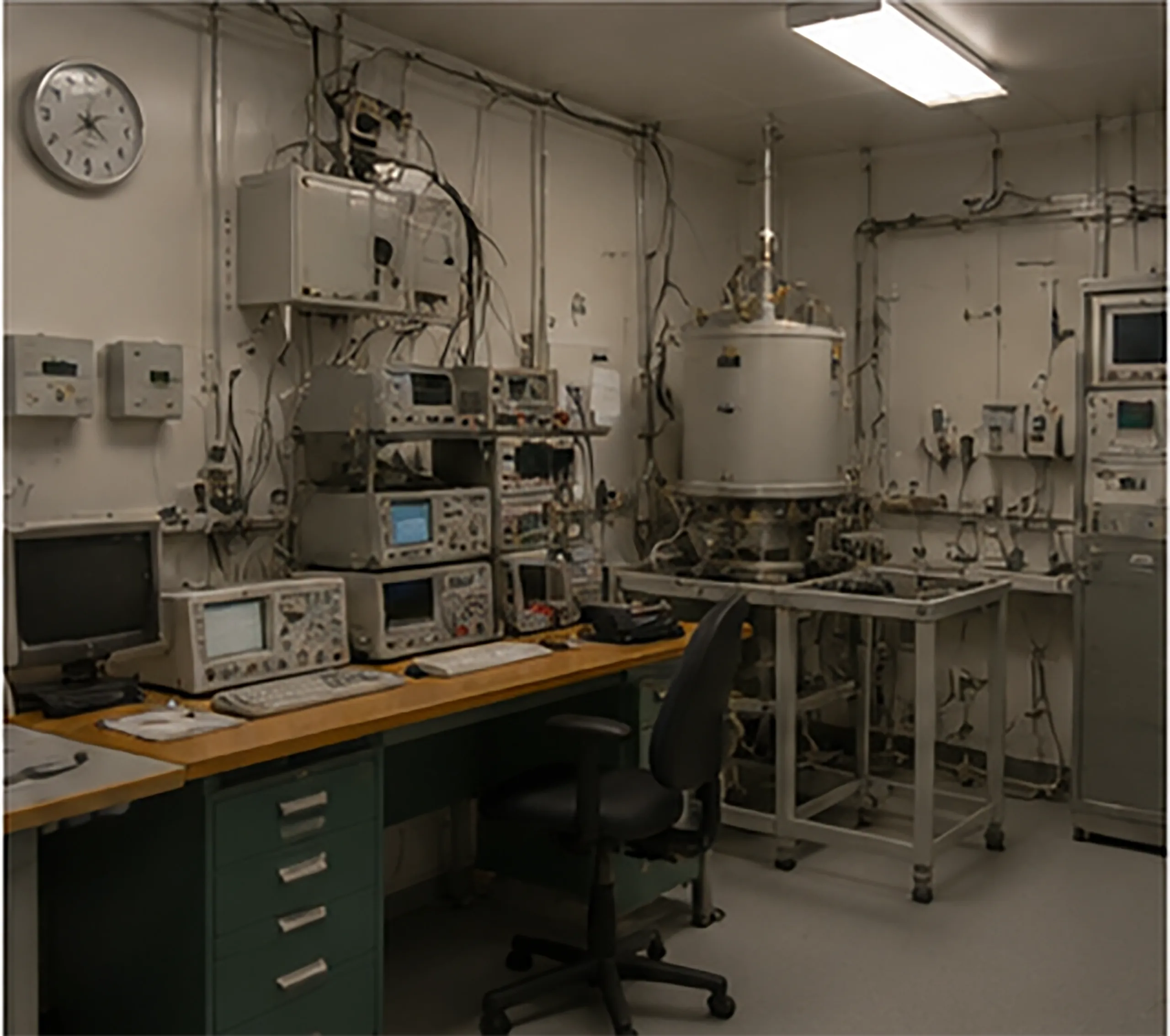 The monitoring station technical measurement room from Oskari’s early years working in the Lofoten Islands.